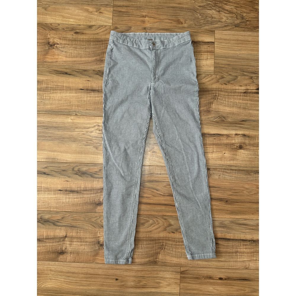 Madewell‎ Gray & White Pin Striped Pants Size 27